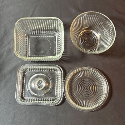 Vintage Refrigerator Storage Ft. Fire King Jadeite Philbe Loaf Pan (LR1-SF)