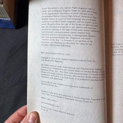 Large Collection of Foxfire Books (LR1-SF)