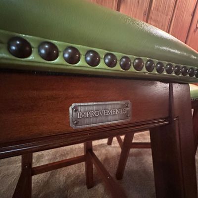 Two Backless Counter Stools by Improvements (LR1-SA)