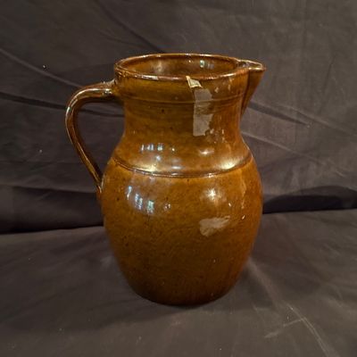 Brown-Glazed Stoneware Pitcher (LR2-SF)