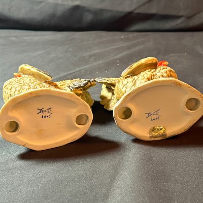 Homco, Carolina Pottery Rooster Figurines & More (LR1-SF)