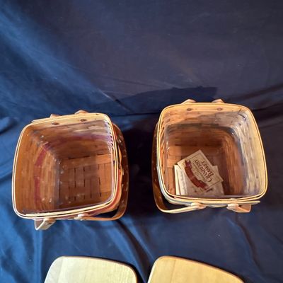 Lidded Longaberger Baskets (LR2-SF)