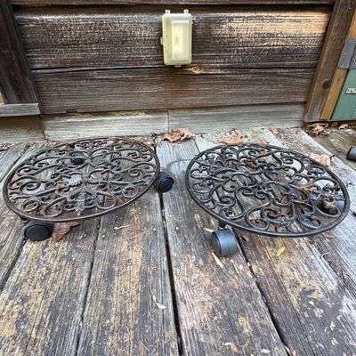 Collection of Wrought Iron Plant Stands (BP-SF)