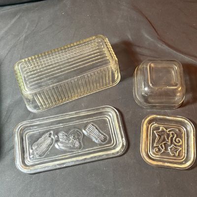 Vintage Refrigerator Storage Ft. Fire King Jadeite Philbe Loaf Pan (LR1-SF)