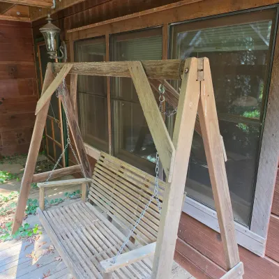 Wooden A-Frame Porch Swing (BBR2-JS)