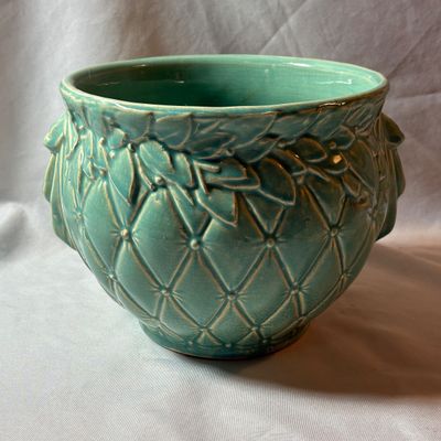 McCoy Pottery Diamond-Quilted Pots (LR3-SF)
