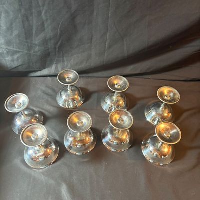 Vintage El De Uberti Silver Plated Wine Glasses (LR1-SF)
