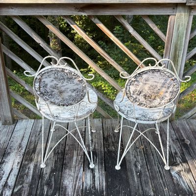Wrought Iron Bistro Set (BP-SF)