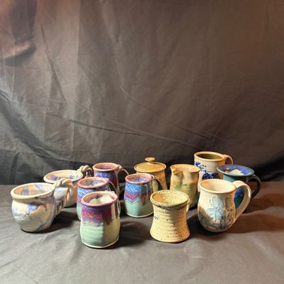 Collection of Ceramic Mugs with Clay In Mind (LR1-SF)