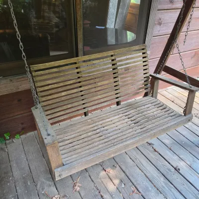 Wooden A-Frame Porch Swing (BBR2-JS)