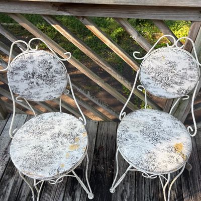 Wrought Iron Bistro Set (BP-SF)