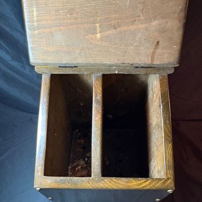 Rustic Wooden Potato & Onion Bin (LR1-SF)