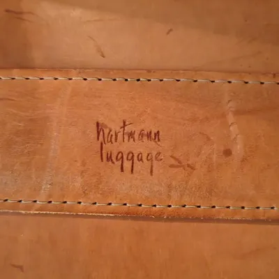 Set of Three Hartmann Leather Suitcases (P-ES)