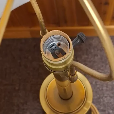 Pair of Brass Table Lamps (BBR1-KD)
