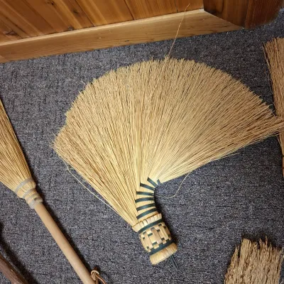 Eight Handcrafted Whisk Brooms (BBR1-KD)