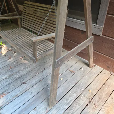 Wooden A-Frame Porch Swing (BBR2-JS)