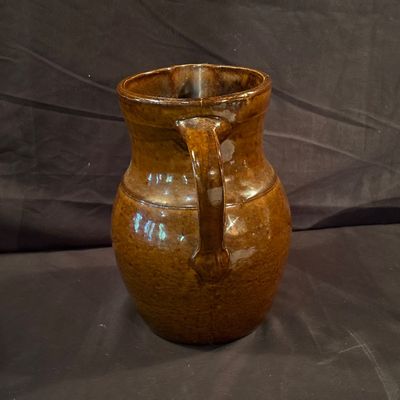 Brown-Glazed Stoneware Pitcher (LR2-SF)