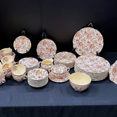 A Collection Of Johnson Bros. “Chintz” Dishes