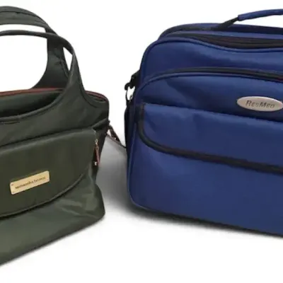Sale Photo Thumbnail #42: Lot of 2 Travel Bags – ResMed Blue CPAP Carry Bag & Samantha Brown Olive Green Tote