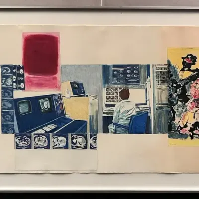 Original Nancy Shand - "Abstract Art and X-Rays"
