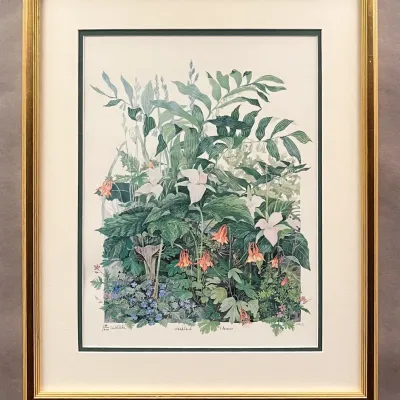 Gary Milek "Woodland Flowers" Print 139/1900