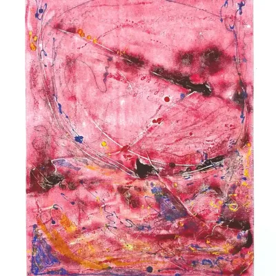 Nancy Shand Mono Print Ghost - "Play II"