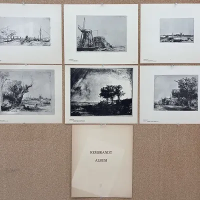 Rembrandt 6 Photo Prints from the Rijksmuseum Netherlands