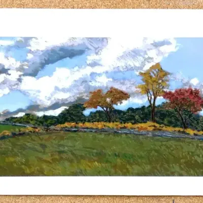 Original Nancy Shand Giclee Proof - "Field in Fall"