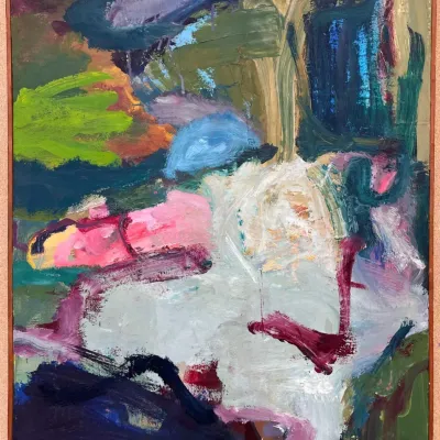Original Steve McGowan Oil on Board Painting - "Eula-May"