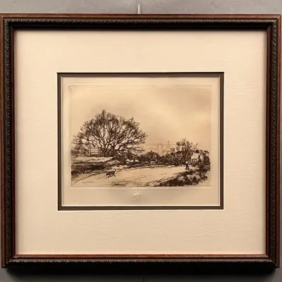 Restrike Print by Armand Coussens - 1881-1935