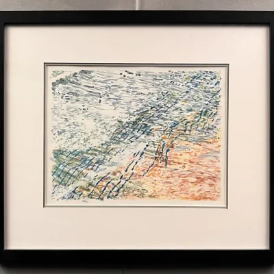 Original Nancy Shand Mono Type - "Wave Action"