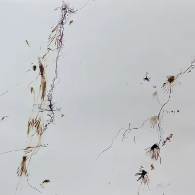 Original Nancy Shand Artwork "Tracks Across Time - The Joy of Play II"