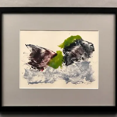 Original Nancy Shand Mono Type - "Incoming Tide II"