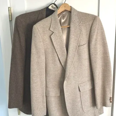 (2) Men’s Tweed Sport Coats - Approx. 40R