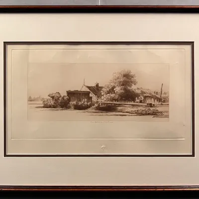 Louis Marvy D'Apres Rembrandt Restrike Print