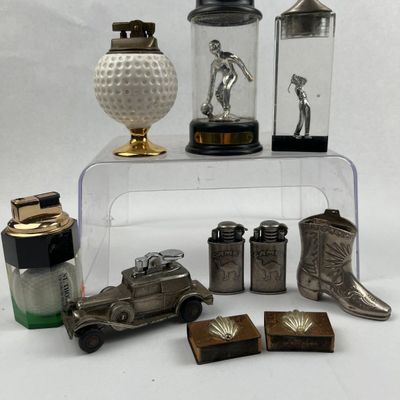 Sale Photo Thumbnail #340: Vtg Novelty & Figural Table Lighter