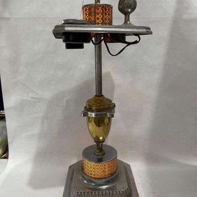 Sale Photo Thumbnail #433: Art Deco Lighted Smoker w/ Microphone