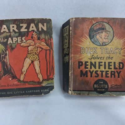 Sale Photo Thumbnail #99: Whitman Big Little Books: Tarzan, Tracy