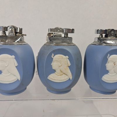 Sale Photo Thumbnail #24: 3 Penguin Japan Egyptian Table Lighters