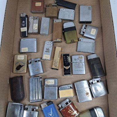 Sale Photo Thumbnail #153: Ronson, Pontiac & Advertising Lighters