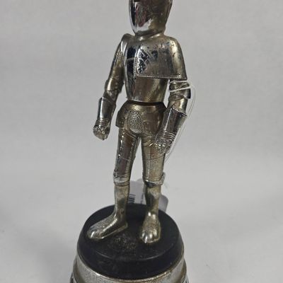 Sale Photo Thumbnail #35: Mid-20th C. Chrome Knight Armor Lighter