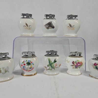 Sale Photo Thumbnail #256: Set Japanese Ceramic Table Lighters