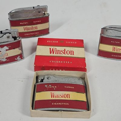 Sale Photo Thumbnail #50: Winston Japanese Advertising Lighters