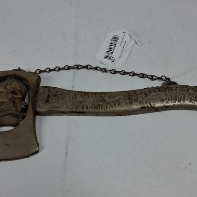 Sale Photo Thumbnail #127: Washington Inaugural Cast Metal Hatchet