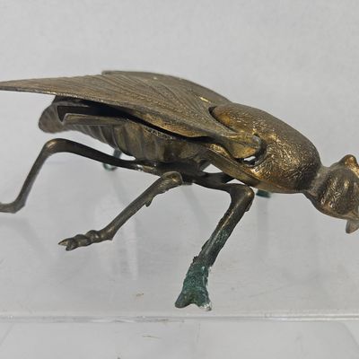 Sale Photo Thumbnail #179: Italian Cast Brass Housefly Ashtray