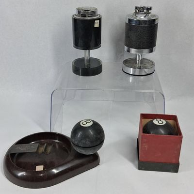 Sale Photo Thumbnail #382: Vtg Scripto Lighters & Adv. Ashtray