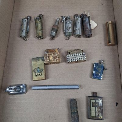 Sale Photo Thumbnail #394: Bowers & Zippo Pocket & Table Lighters