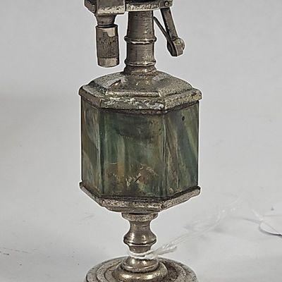 Sale Photo Thumbnail #89: Japanese Octagonal Slag Glass Lighter