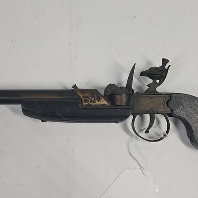 Sale Photo Thumbnail #59: Italian Flintlock Form Table Lighter