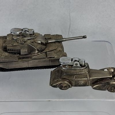Sale Photo Thumbnail #274: Pair Japanese Metal Tank & Car Lighters